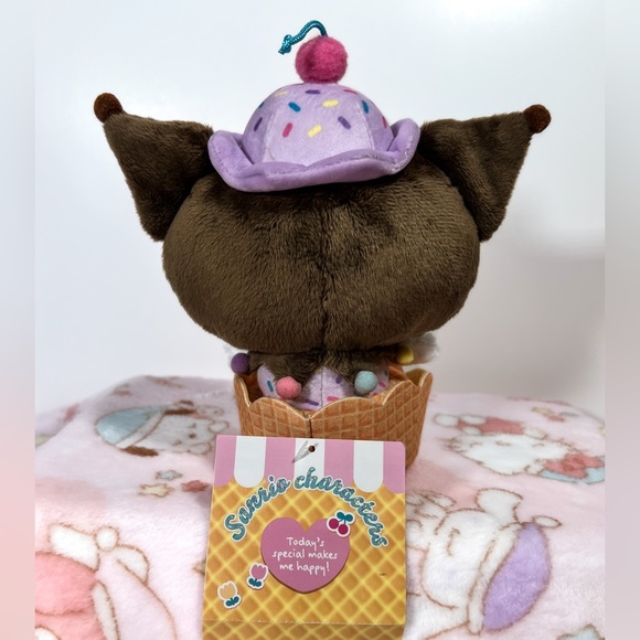 Kuromi Icecream Parlor Sundae Plush - Full Size - Sanrio - Kawaii Collector - Picture 5 of 10